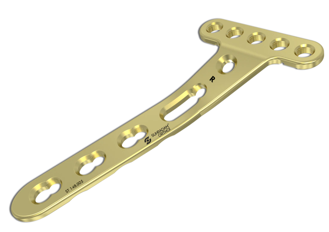 2.4/2.7 mm LCP Juxta-Articular Distal Radius Plate product image